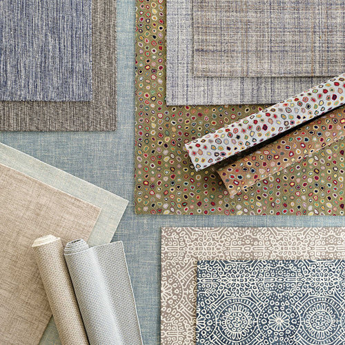 Dash and Albert Rugs Crosshatch Hand Hooked Wool Area Rug in Ivory